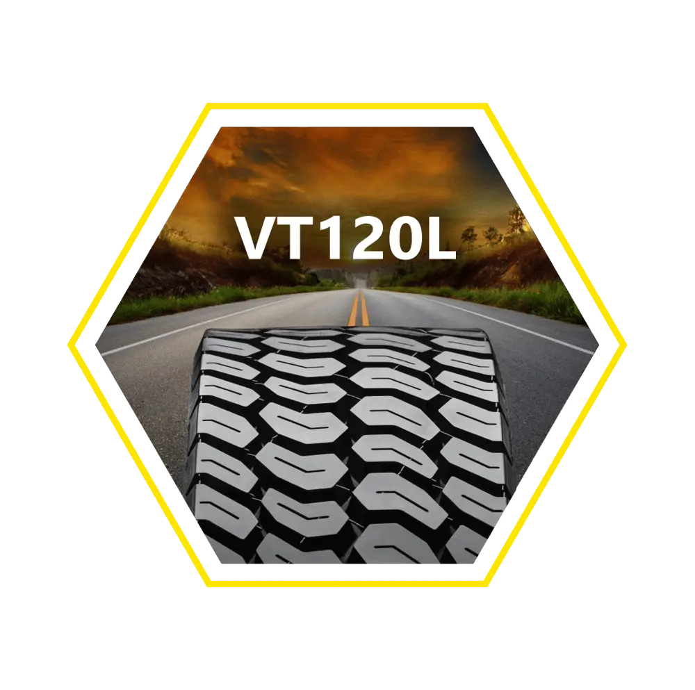 banda de rodagem pneu de carga marca Vipal vt120l